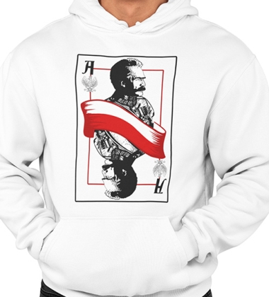 BLUZA Z KAPTUREM PATRIOTYCZNI AS PIŁSUDSKI
